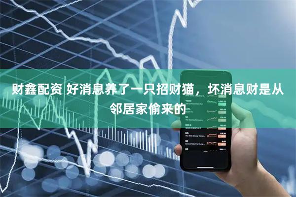 财鑫配资 好消息养了一只招财猫，坏消息财是从邻居家偷来的